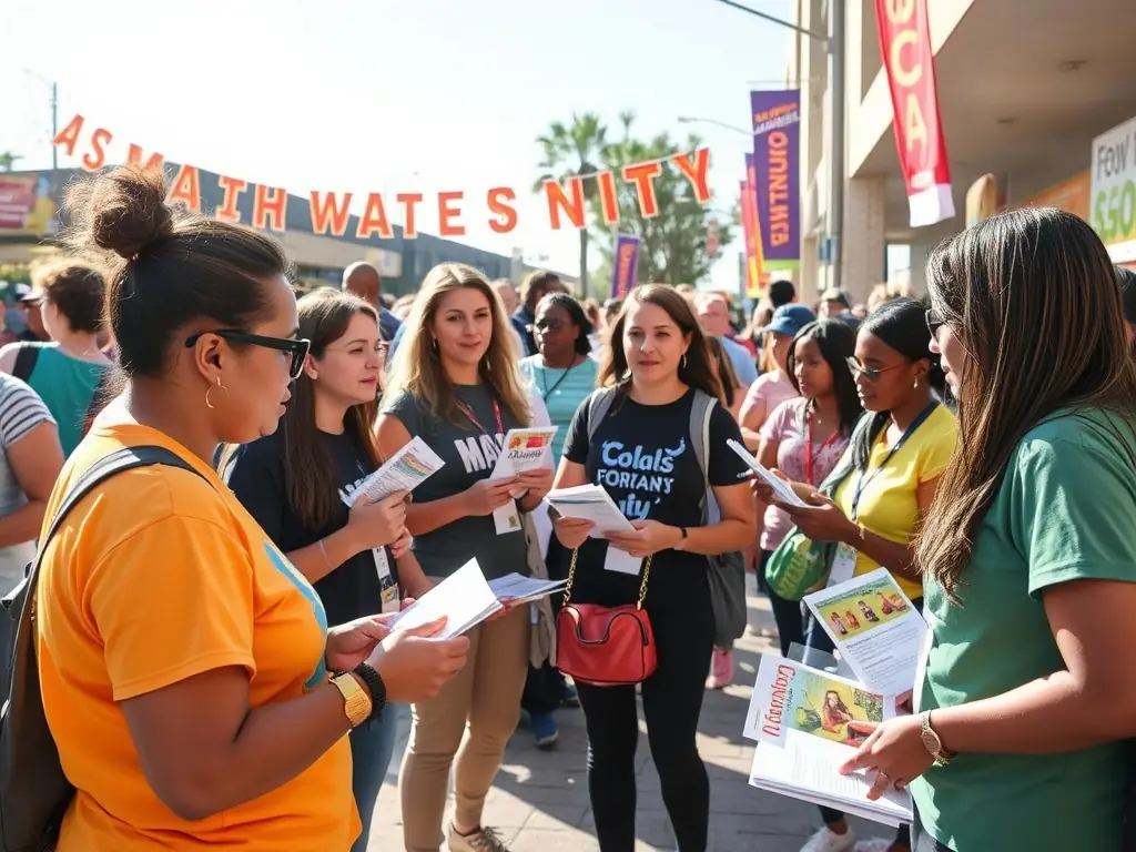 A group photo of volunteers and community members participating in a NOTRE DRAG DE CAEN community outreach event, highlighting the organization's commitment to social impact.